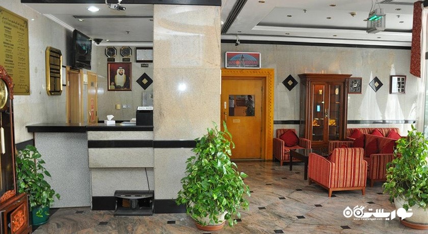 نمای لابی هتل کالیفرنیا دبی