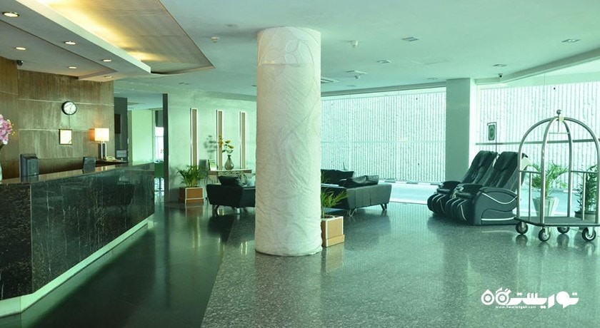 نمای لابی هتل گرند پاسیفیک
