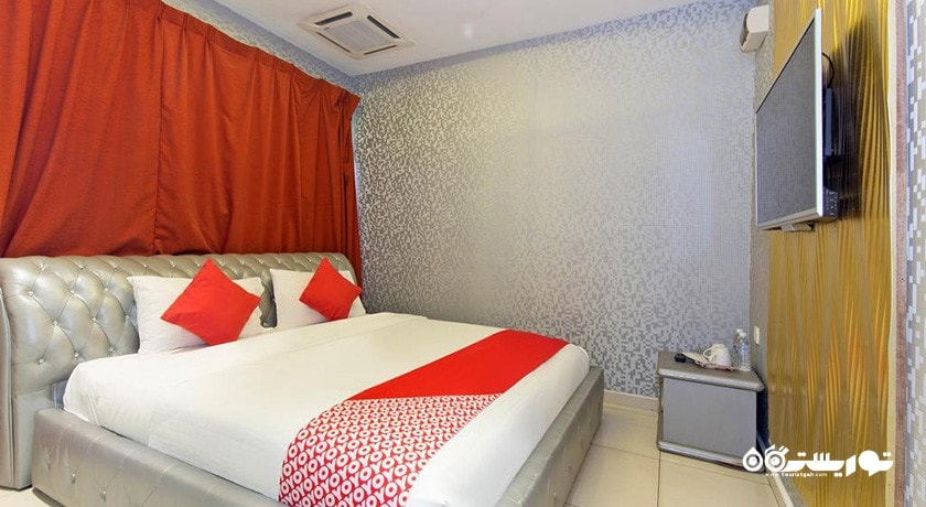 نمای تخت بزرگ سوئیت هتل