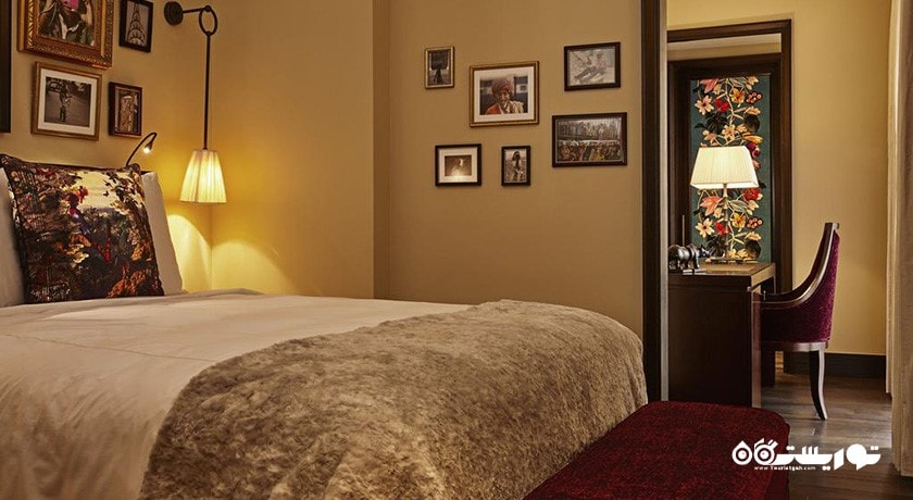 نمای تخت بزرگ اتاق دلوکس