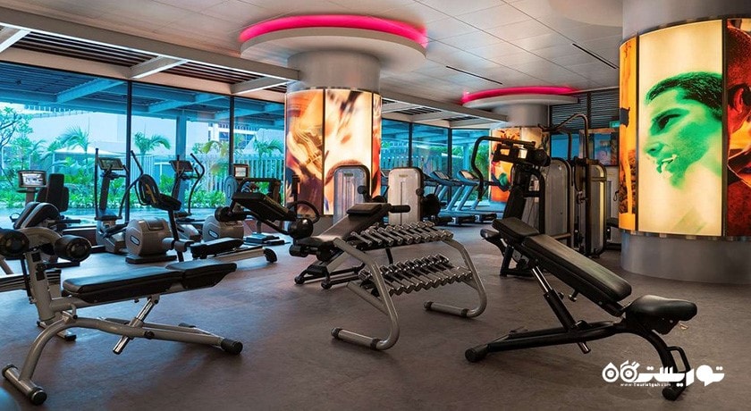 سالن ورزشی هتل پن پسیفیک سنگاپور