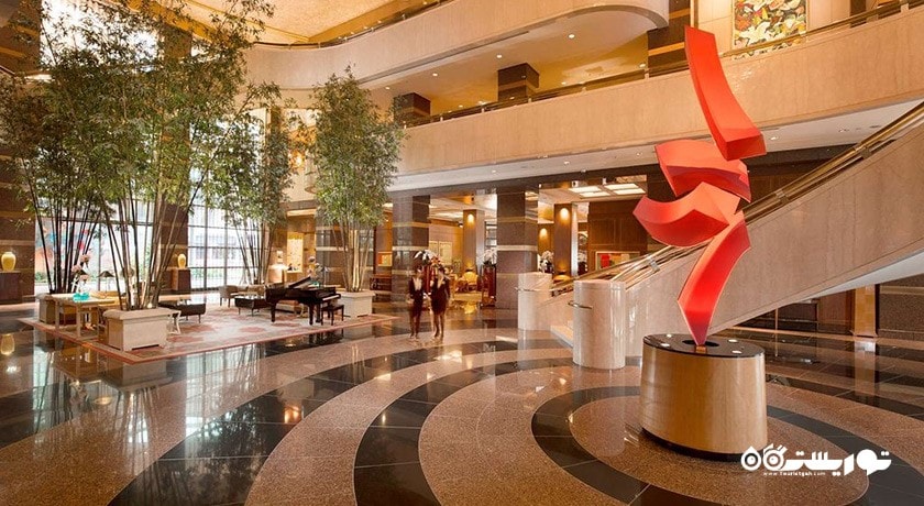 نمای لابی هتل کنراد سنتنیال سنگاپور