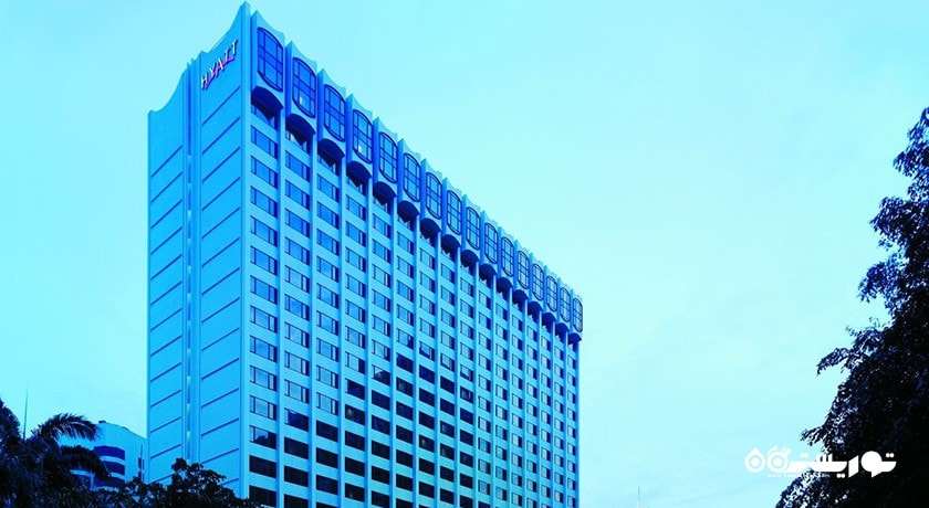 نمای ساختمان هتل گرند حیات سنگاپور