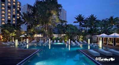 استخر روباز هتل گرند حیات سنگاپور