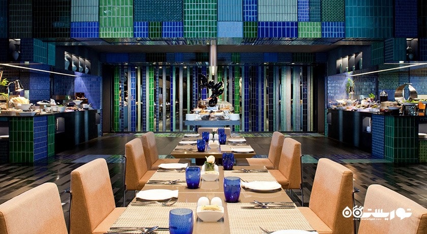 رستوران آزور هتل کرون پلازا چانگی ایرپورت