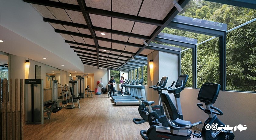 سالن ورزشی هتل شانگری لاز راسا سانتوسا ریزورت اند اسپا