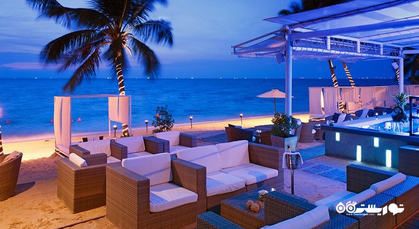 محوطه فضای باز بیچ کلاب بار 