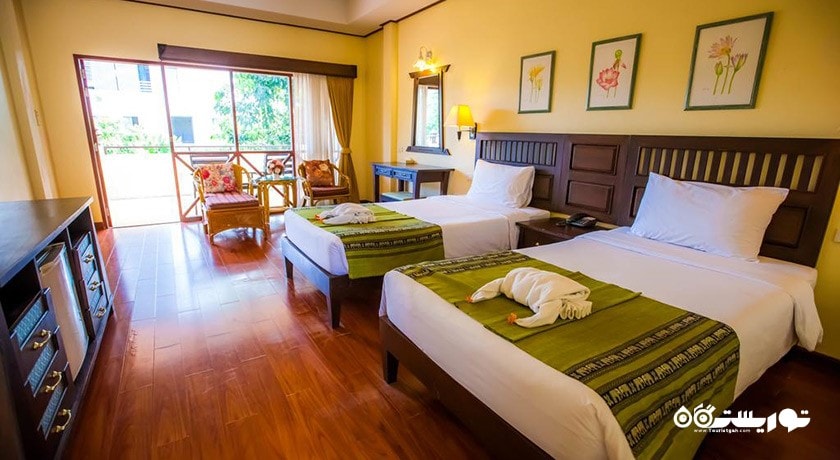 تخت های توئین اتاق دلوکس
