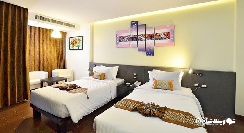 تخت های توئین اتاق دلوکس