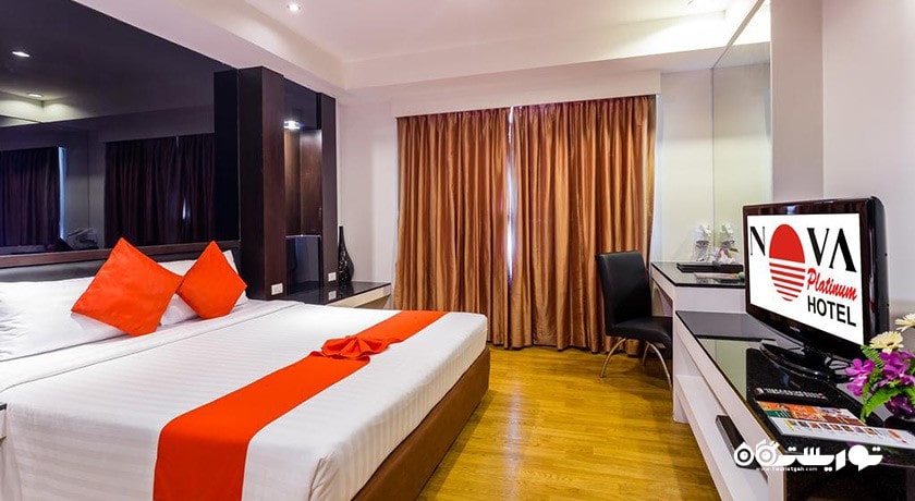 نمای تخت بزرگ اتاق دلوکس