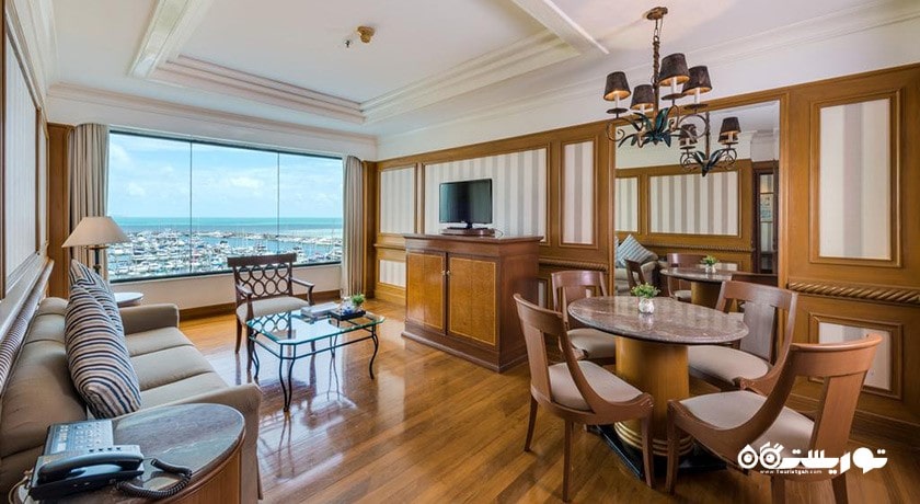 محوطه نشیمن سوئیت دوخوابه