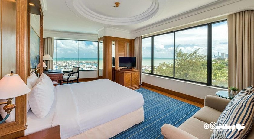 نمای تخت بزرگ سوئیت یک خوابه