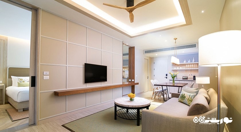 محوطه نشیمن سوئیت یک خوابه