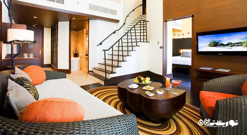 محوطه نشیمن سوئیت دوبلکس