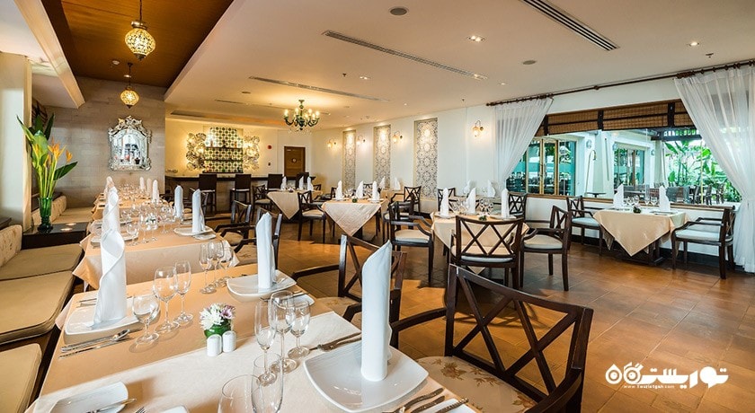 نمای رستوران غذای مدیترانه ای د ریف