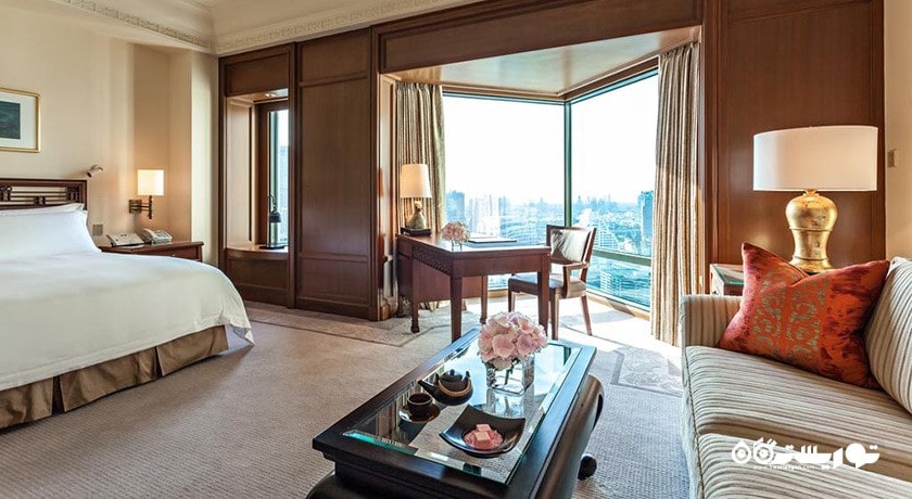 نمای تخت بزرگ اتاق دلوکس