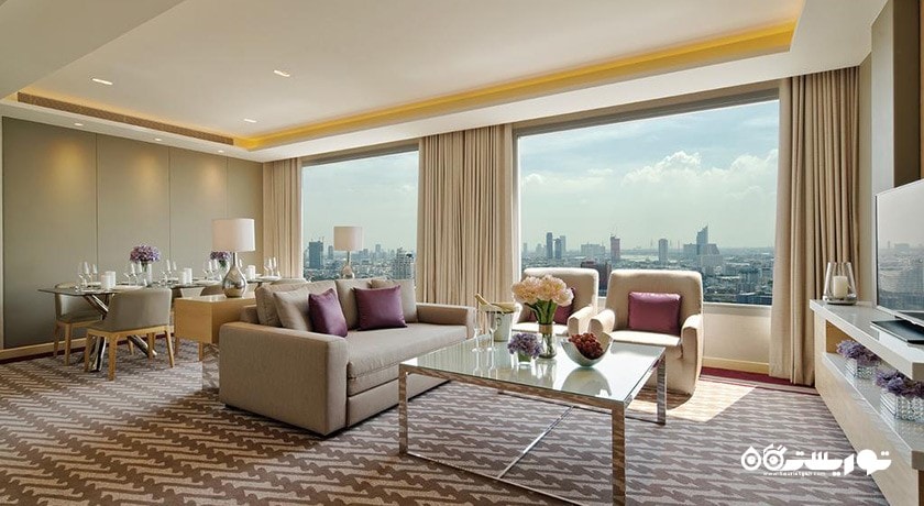 محوطه نشیمن سوئیت دوخوابه