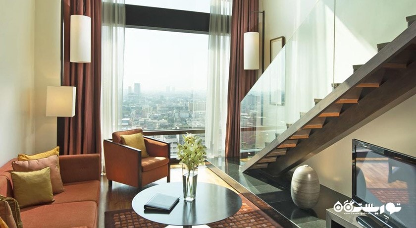 محوطه نشیمن سوئیت دوبلکس