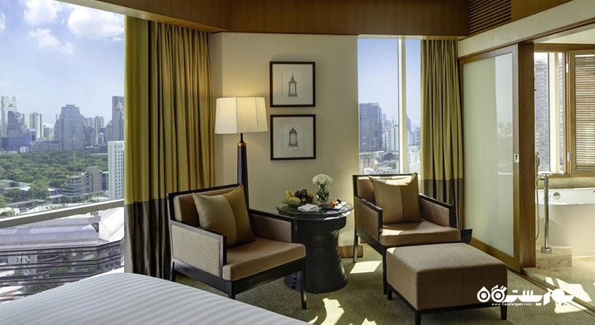 محوطه نشیمن اتاق دلوکس کرنر