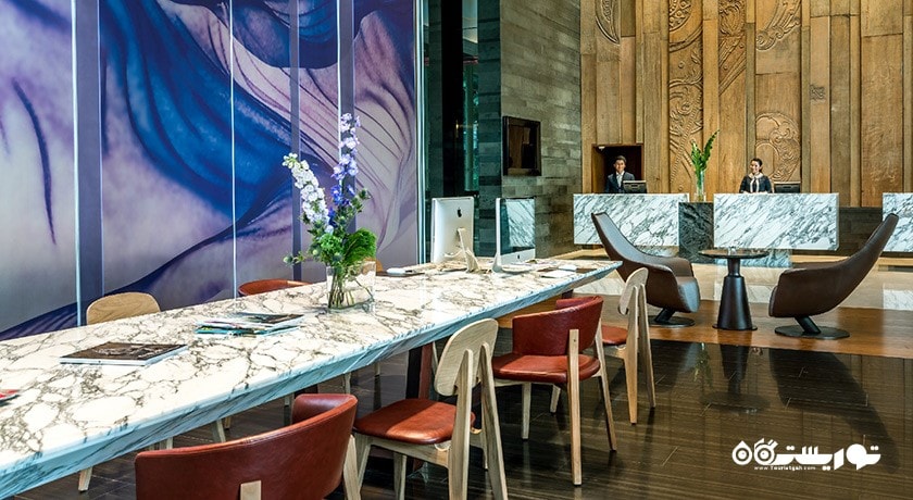 نمای لابی هتل پولمن بانکوک کینگ پاور