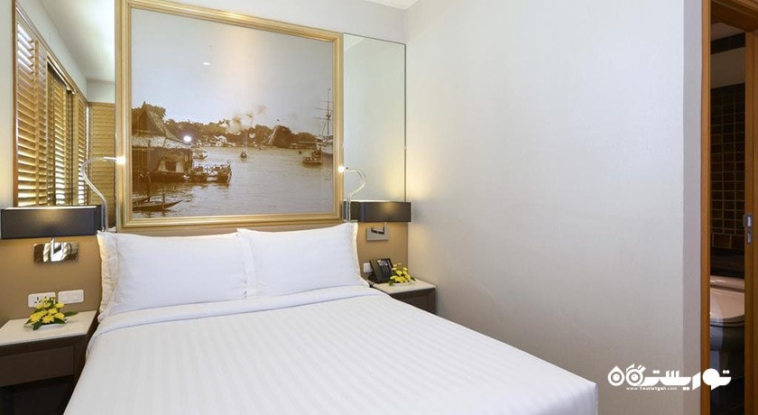 نمای تخت بزرگ سوئیت دوخوابه
