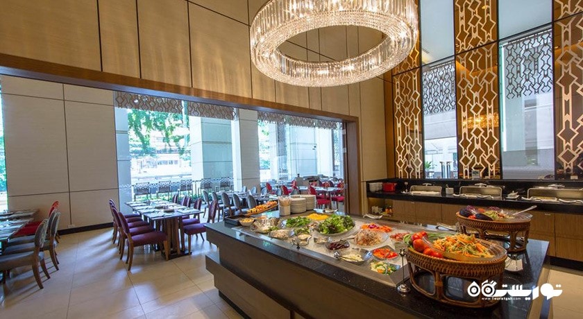 نمای کلی از رستوران بلو اسپایس