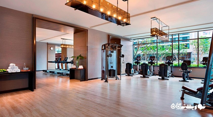سالن ورزشی هتل بانکوک مرییت مارکوئیس کوئین پارک