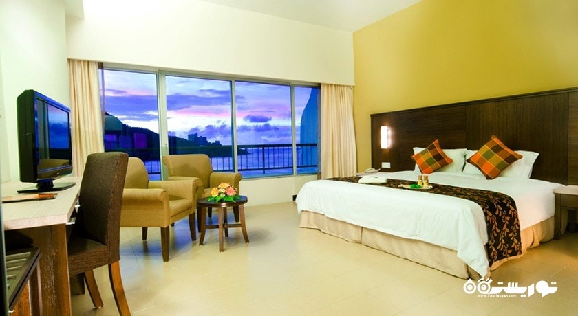 نمای تخت بزرگ اتاق دلوکس