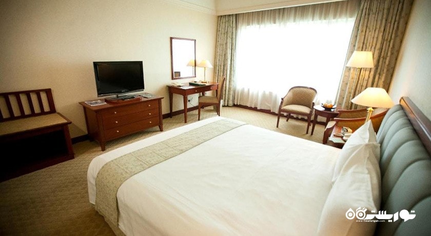 نمای تخت بزرگ اتاق دلوکس