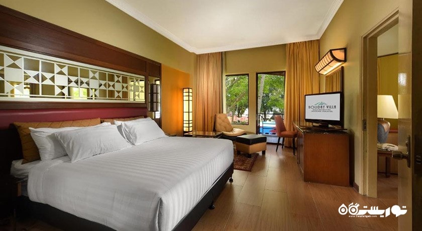 نمای تخت بزرگ سوئیت هتل