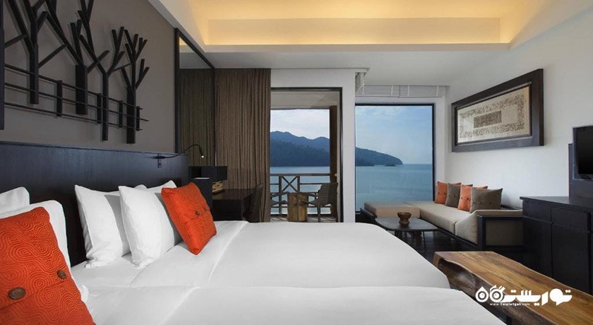 تخت های توئین اتاق لاکچری