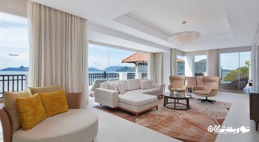 محوطه نشیمن سوئیت دوخوابه