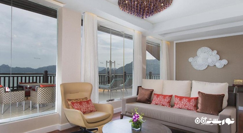 محوطه نشیمن سوئیت یک خوابه