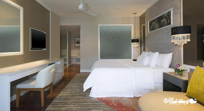 نمای تخت بزرگ سوئیت یک خوابه