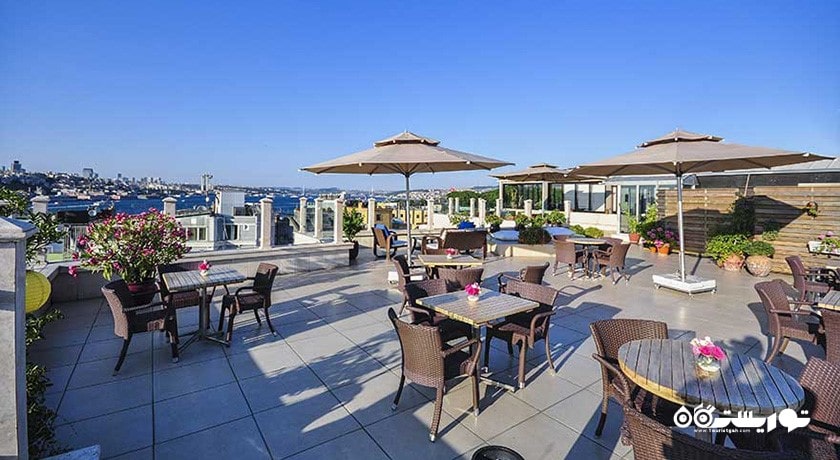 چشم انداز زیبای تراس هتل