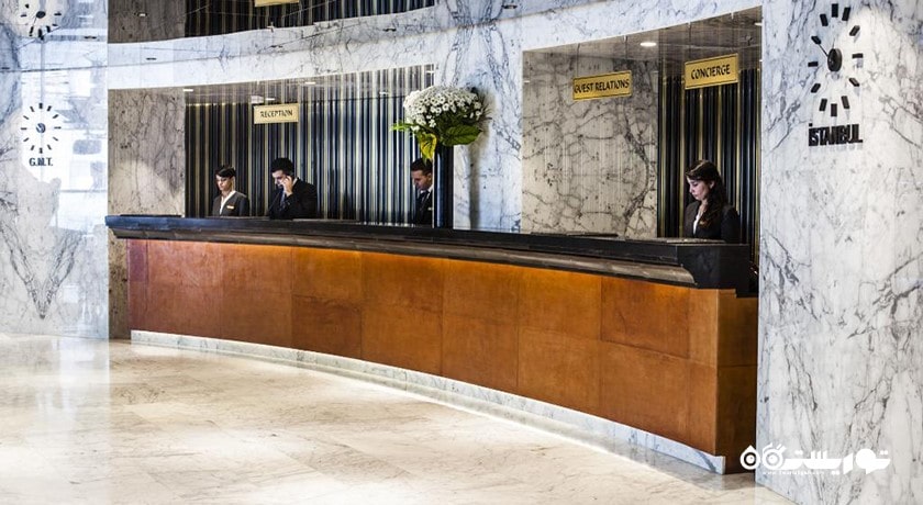 میز پذیرش هتل الیسیوم استانبول ام گلری