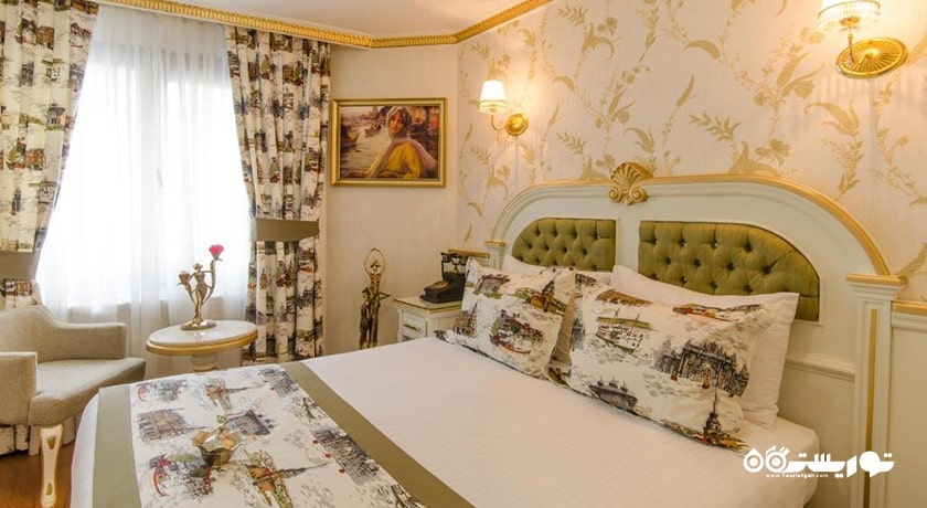 نمای تخت بزرگ اتاق دبل