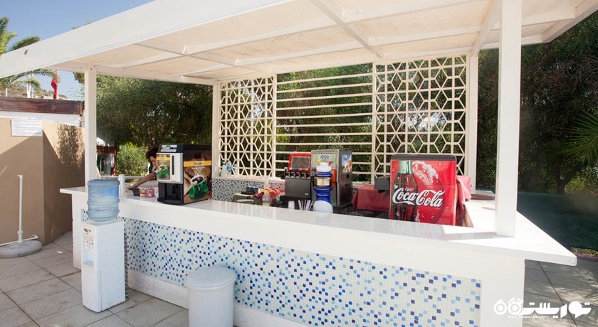 نمایی از بار استخر هتل