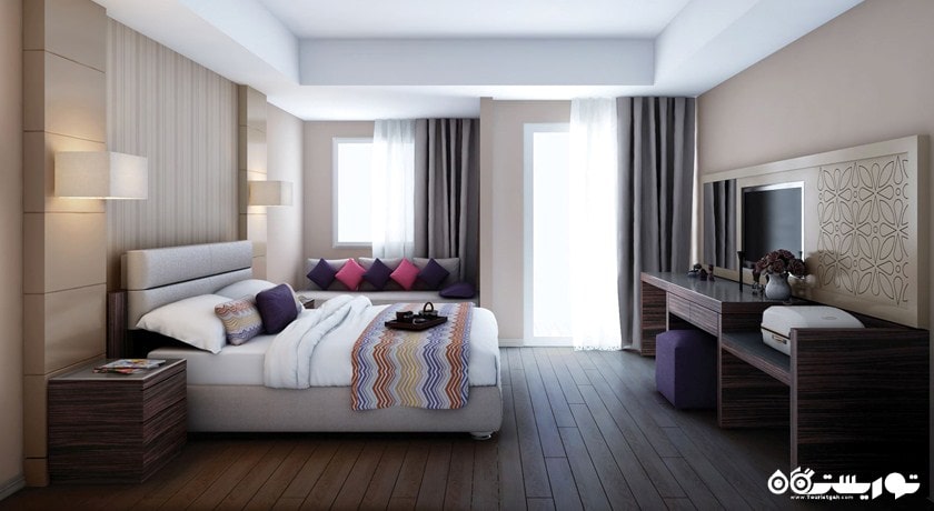 تخت برگ اتاق کلاب سوئیت