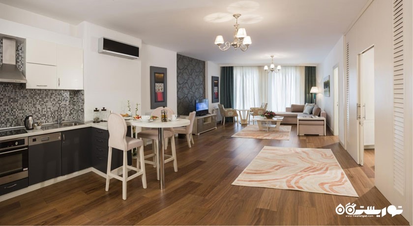 نمای کلی سوئیت دلوکس دو خوابه