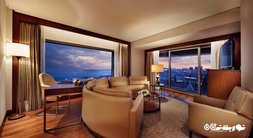 محوطه نشیمن سوئیت هتل