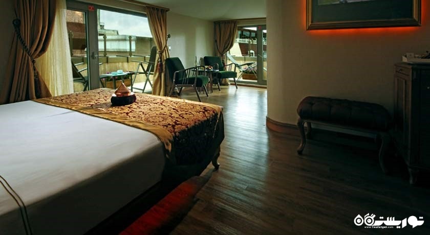 نمای اتاق دلوکس با تراس