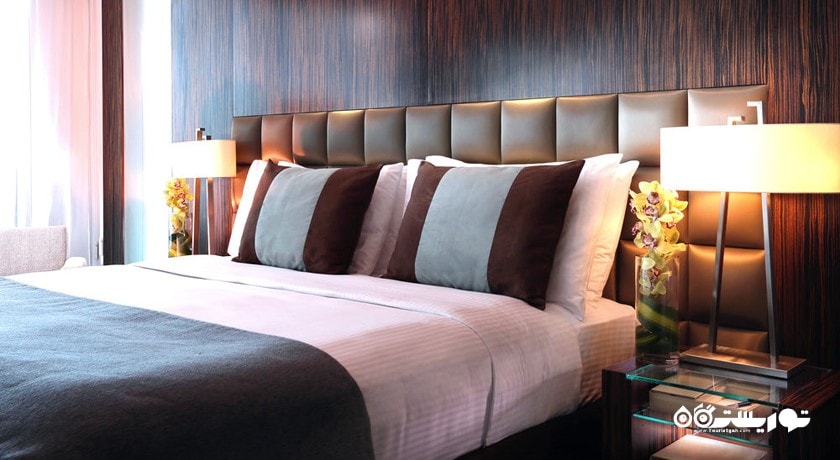 نمای تخت بزرگ اتاق دلوکس