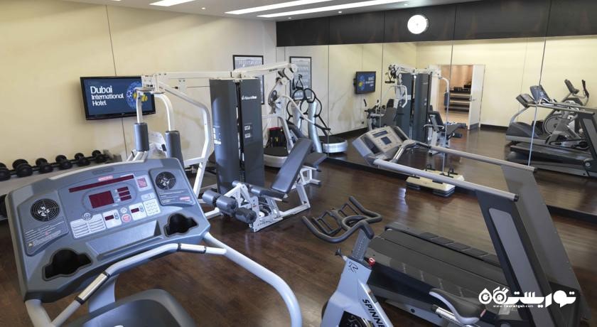 نمای سالن بدنسازی هتل