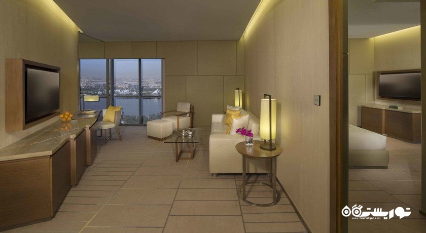 محوطه نشیمن اتاق دلوکس 