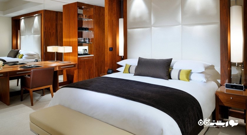 نمای تخت بزرگ اتاق دلوکس