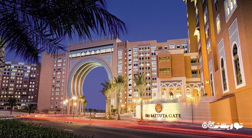 درب ورودی هتل موانپیک ابن بطوطه گیت دبی  