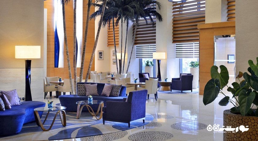 نمای محوطه نشیمن لابی هتل