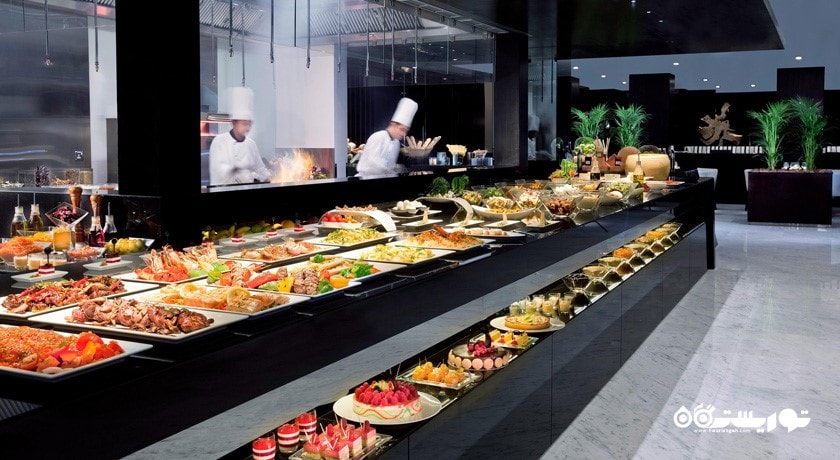 بوفه سلف سرویس رستوران مدلی