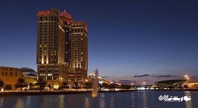 نمای شب هتل شراتون دبی مال آوا امارات